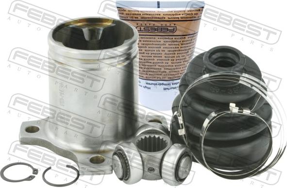 Febest 0111-MHU38R - Шарнірний комплект, ШРУС, приводний вал autocars.com.ua