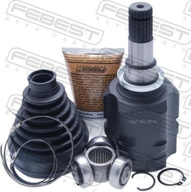 Febest 0111-NZE140 - Шарнір, ШРУС, приводний вал autocars.com.ua