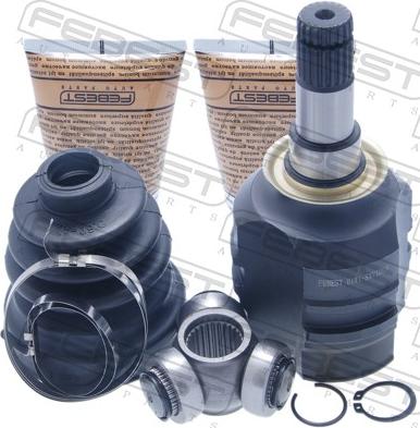 Febest 0111-SXV10LH - Шарнірний комплект, ШРУС, приводний вал autocars.com.ua