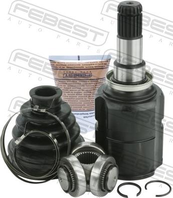 Febest 0111-ZZE132LH - Шарнірний комплект, ШРУС, приводний вал autocars.com.ua