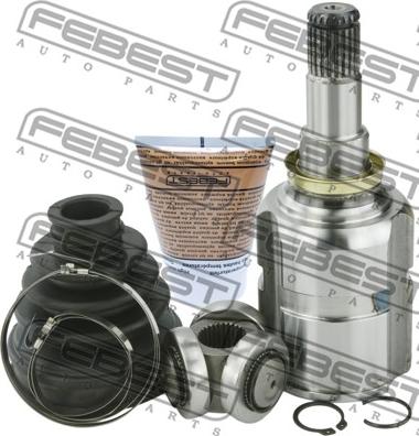 Febest 0111-ZZE132U - Шарнірний комплект, ШРУС, приводний вал autocars.com.ua