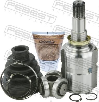 Febest 0111-ZZE132U - Шарнірний комплект, ШРУС, приводний вал autocars.com.ua