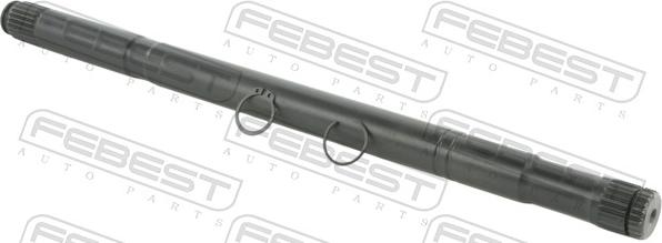 Febest 0112-ZZT251LH - Приводний вал autocars.com.ua