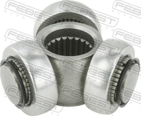 Febest 0116-SXM10 - Муфта з шипами, приводний вал autocars.com.ua