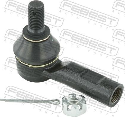 Febest 0121-GGN15 - Наконечник рульової тяги, кульовий шарнір autocars.com.ua