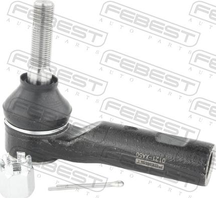 Febest 0121-XA50 - Наконечник рульової тяги, кульовий шарнір autocars.com.ua
