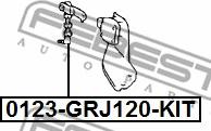 Febest 0123-GRJ120-KIT - Тяга датчика положення кузова autocars.com.ua