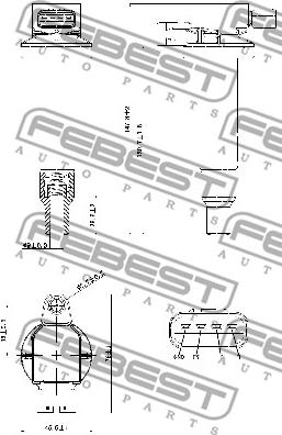 Febest 01640-005 - Котушка запалювання autocars.com.ua