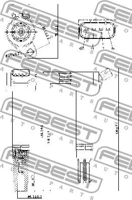 Febest 01640-007 - Катушка зажигания avtokuzovplus.com.ua