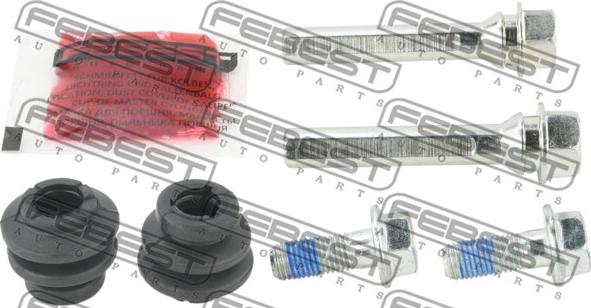 Febest 0174-ZZE120F-KIT - Направляючий болт, корпус скоби гальма autocars.com.ua