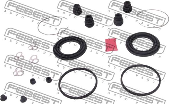 Febest 0175-ACU20F - Ремкомплект, гальмівний супорт autocars.com.ua