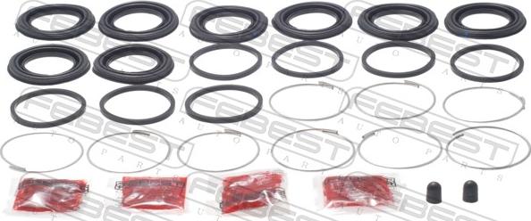 Febest 0175-GSJ15F - Ремкомплект, гальмівний супорт autocars.com.ua