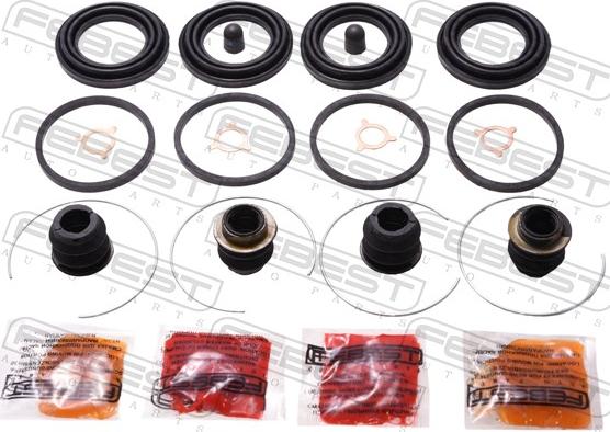Febest 0175-JZS147F - Ремкомплект, гальмівний супорт autocars.com.ua