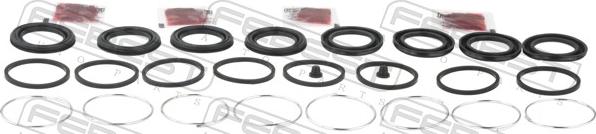 Febest 0175-KUN165F - Ремкомплект, гальмівний супорт autocars.com.ua
