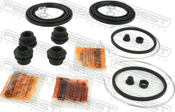 Febest 0175-NCP100F - Ремкомплект, гальмівний супорт autocars.com.ua