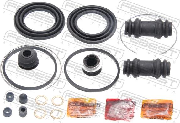 Febest 0175-TCR10F - Ремкомплект, гальмівний супорт autocars.com.ua