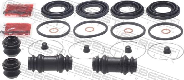 Febest 0175-TCR11F - Ремкомплект, гальмівний супорт autocars.com.ua