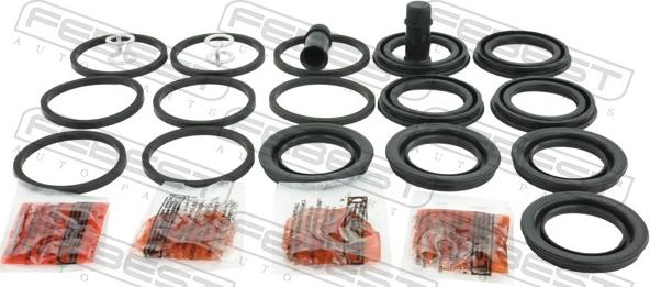 Febest 0175-URS190F - Ремкомплект, гальмівний супорт autocars.com.ua