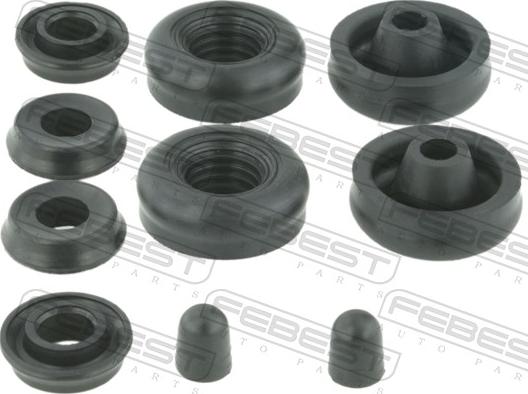 Febest 0175-ZRR70R - Ремкомплект, гальмівний супорт autocars.com.ua
