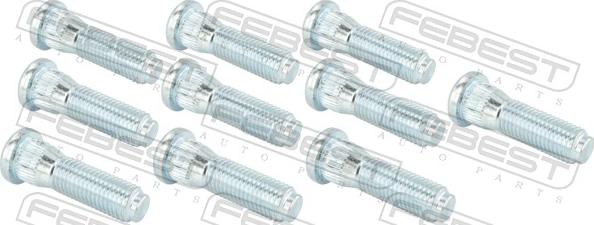 Febest 0184-002-PCS10 - Болт кріплення колеса autocars.com.ua