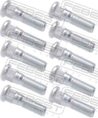 Febest 0184-003-PCS10 - Болт кріплення колеса autocars.com.ua
