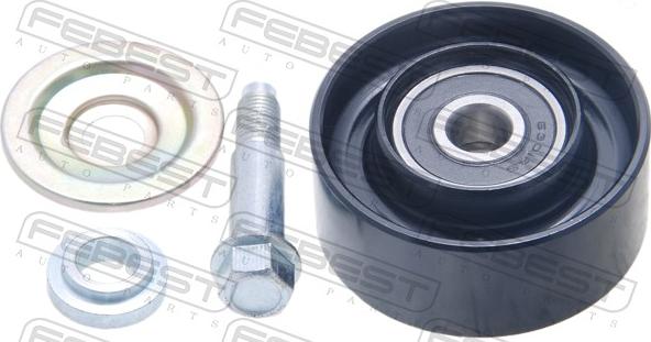 Febest 0187-KUN25 - Паразитний / провідний ролик, поліклиновий ремінь autocars.com.ua