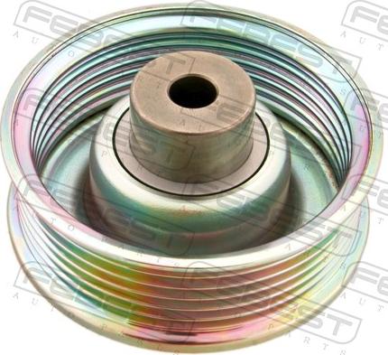 Febest 0187-ZZE120 - Паразитний / провідний ролик, поліклиновий ремінь autocars.com.ua