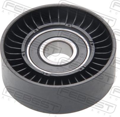 Febest 0187-ZZE150 - Паразитний / провідний ролик, поліклиновий ремінь autocars.com.ua