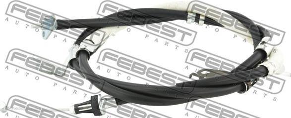 Febest 0199-PCGRJ200LH - Трос, гальмівна система autocars.com.ua