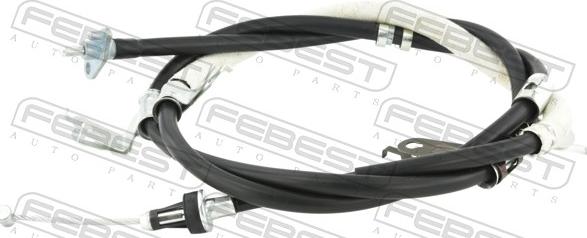 Febest 0199-PCGRJ200LH - Трос, гальмівна система autocars.com.ua