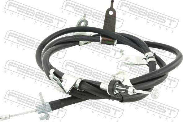 Febest 0199-PCGRJ200RH - Трос, гальмівна система autocars.com.ua