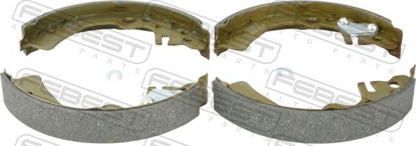Febest 0202-E11R - Комплект гальм, барабанний механізм autocars.com.ua