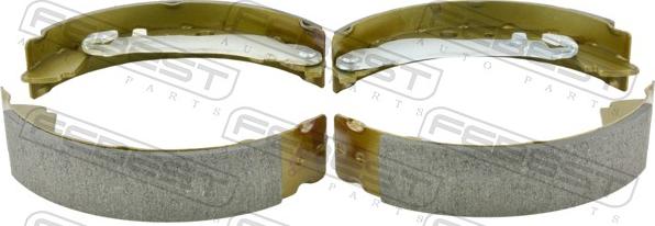Febest 0202G15RAR - Комплект гальм, ручник, парковка autocars.com.ua