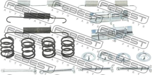 Febest 0204-J32R-KIT - Комплектуючі, гальмівна система autocars.com.ua