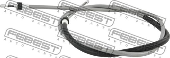 Febest 02100-G15RA - Трос, гальмівна система autocars.com.ua