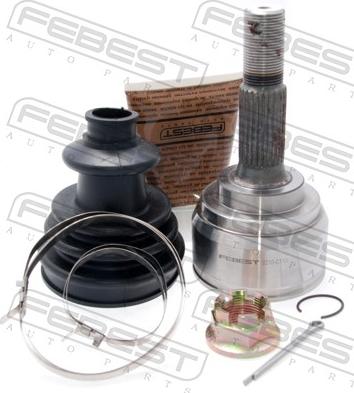 Febest 0210-C11X - Шарнірний комплект, ШРУС, приводний вал autocars.com.ua