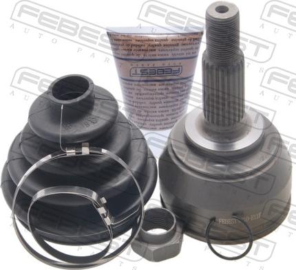 Febest 0210-E11E - Шарнірний комплект, ШРУС, приводний вал autocars.com.ua