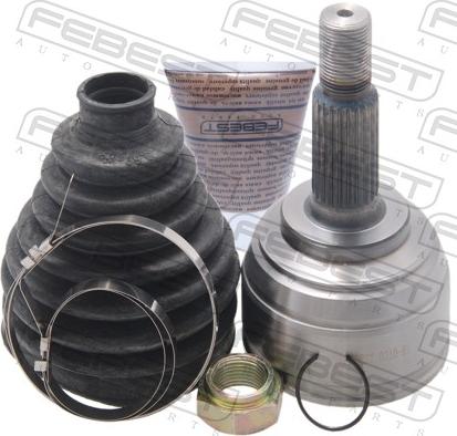 Febest 0210-E11 - Шарнірний комплект, ШРУС, приводний вал autocars.com.ua