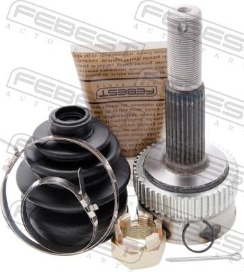 Febest 0210-J10RA48 - Шарнірний комплект, ШРУС, приводний вал autocars.com.ua