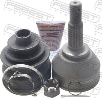Febest 0210-T31M9 - Шарнірний комплект, ШРУС, приводний вал autocars.com.ua