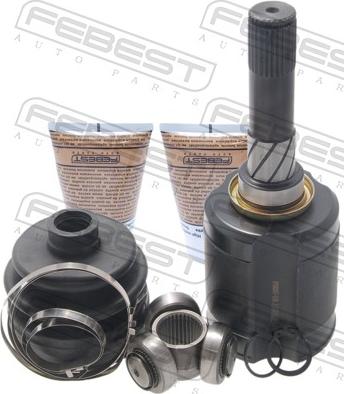 Febest 0211-J1020GLH - Шарнірний комплект, ШРУС, приводний вал autocars.com.ua