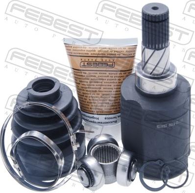 Febest 0211-Z11AT - Шарнірний комплект, ШРУС, приводний вал autocars.com.ua