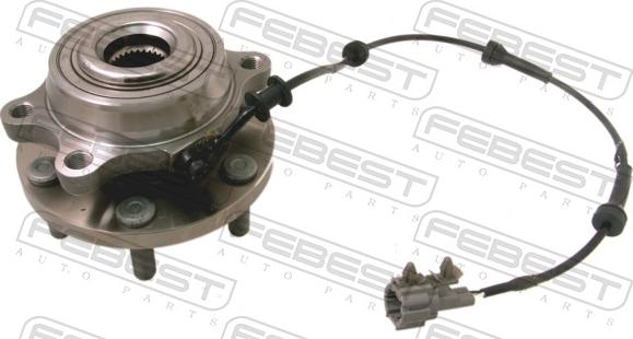 Febest 0282-R51F - Комплект підшипника маточини колеса autocars.com.ua