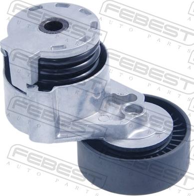 Febest 0290-J10E - Натягувач ременя, клинові зуб. autocars.com.ua