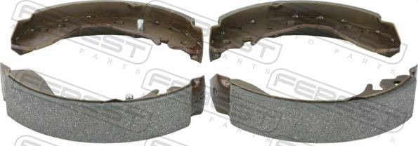 Febest 0302-GDR - Гальмівні колодки autocars.com.ua