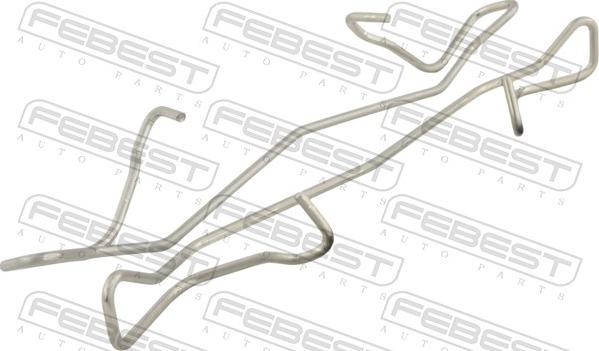 Febest 0303-001-KIT - Пружина, колодки дискового гальма autocars.com.ua