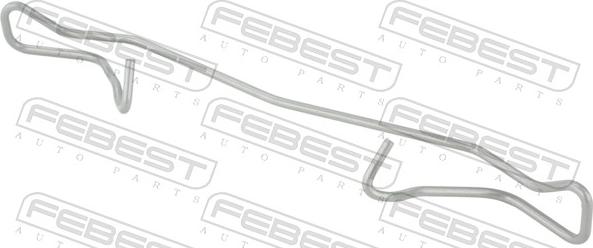 Febest 0303-001 - Пружина, колодки дискового гальма autocars.com.ua
