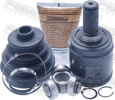 Febest 0311-CFLH - Шарнірний комплект, ШРУС, приводний вал autocars.com.ua