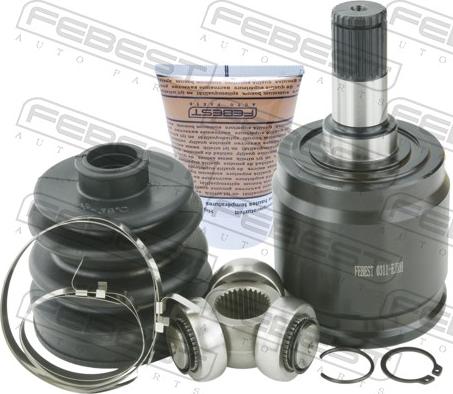 Febest 0311-EJRH - Шарнірний комплект, ШРУС, приводний вал autocars.com.ua