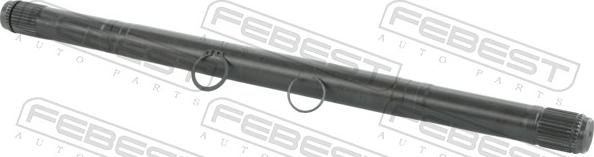 Febest 0312-RD1LH - Приводний вал autocars.com.ua